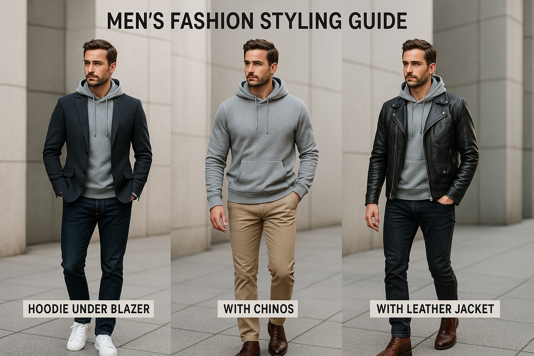 Redefining Men’s Dress: How to Style a Mens Hooded Sweatshirt with Confidence
