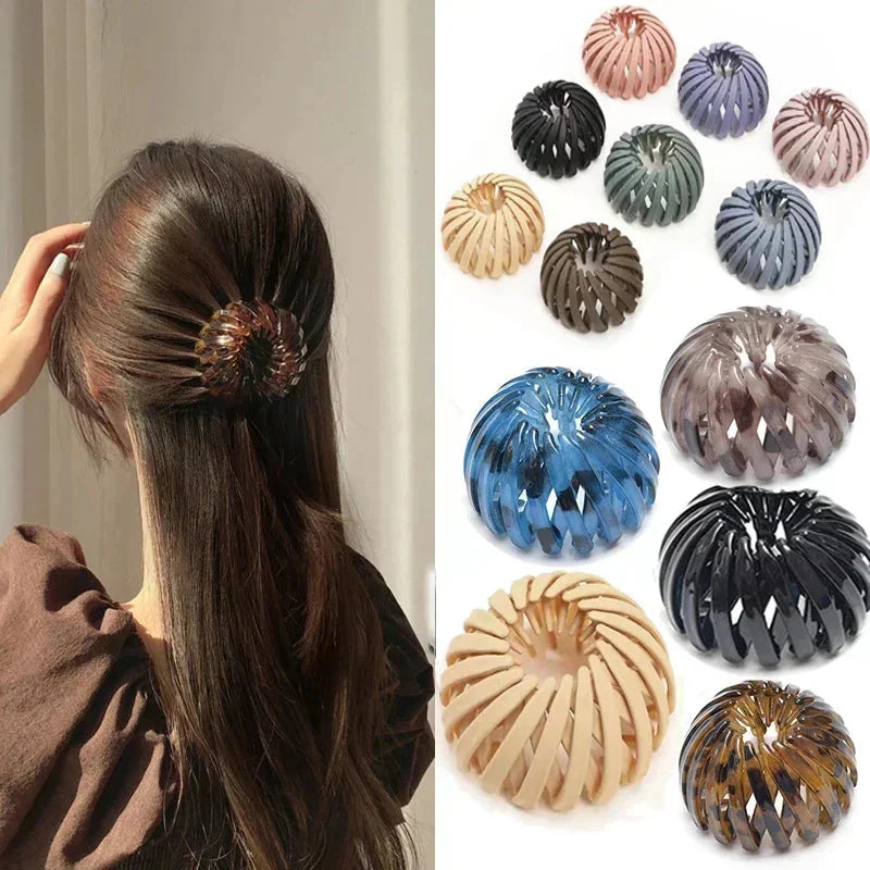 Bird Nest Shaped Ponytail Hair Clip – Magic Lazy Braider Hairpin for Women-sassyexpress