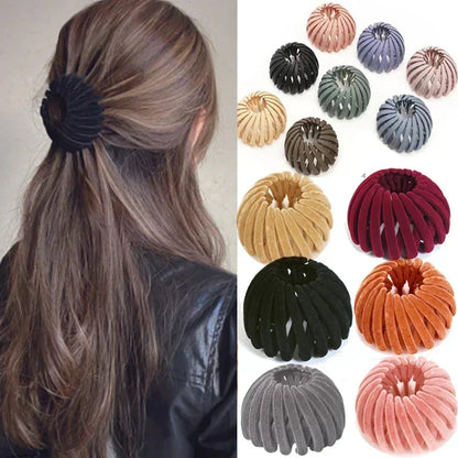 Bird Nest Shaped Ponytail Hair Clip – Magic Lazy Braider Hairpin for Women-sassyexpress