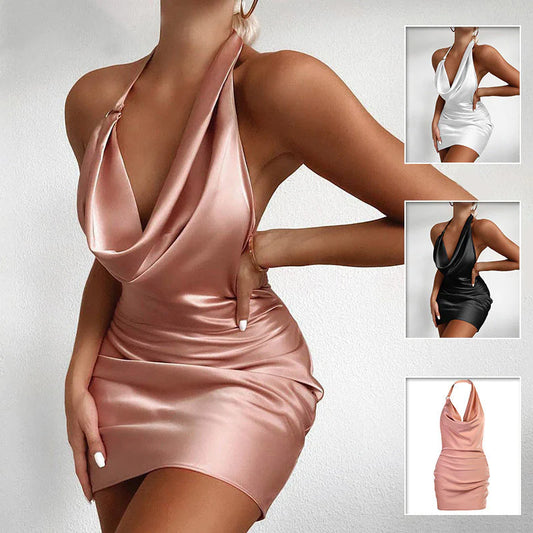 Sleeveless Backless Mini Dress-sassyexpress