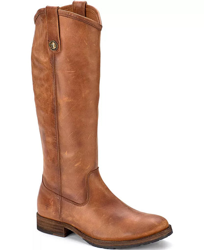 Women'S Melissa Western Knee High Leather Boots-sassyexpress