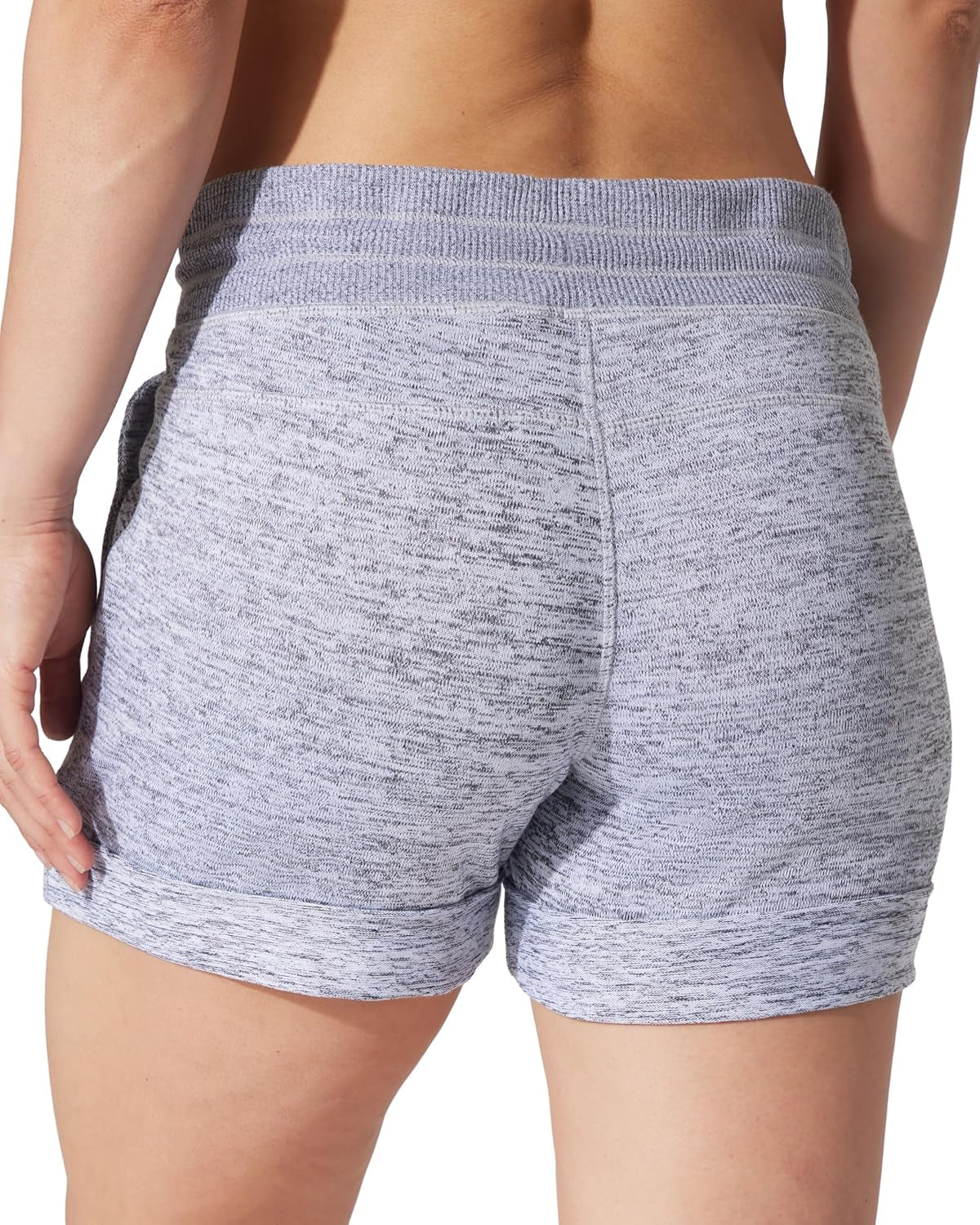 Womens Soft Sweat Shorts High Waisted Drawstring Lounge Shorts with Pockets-sassyexpress