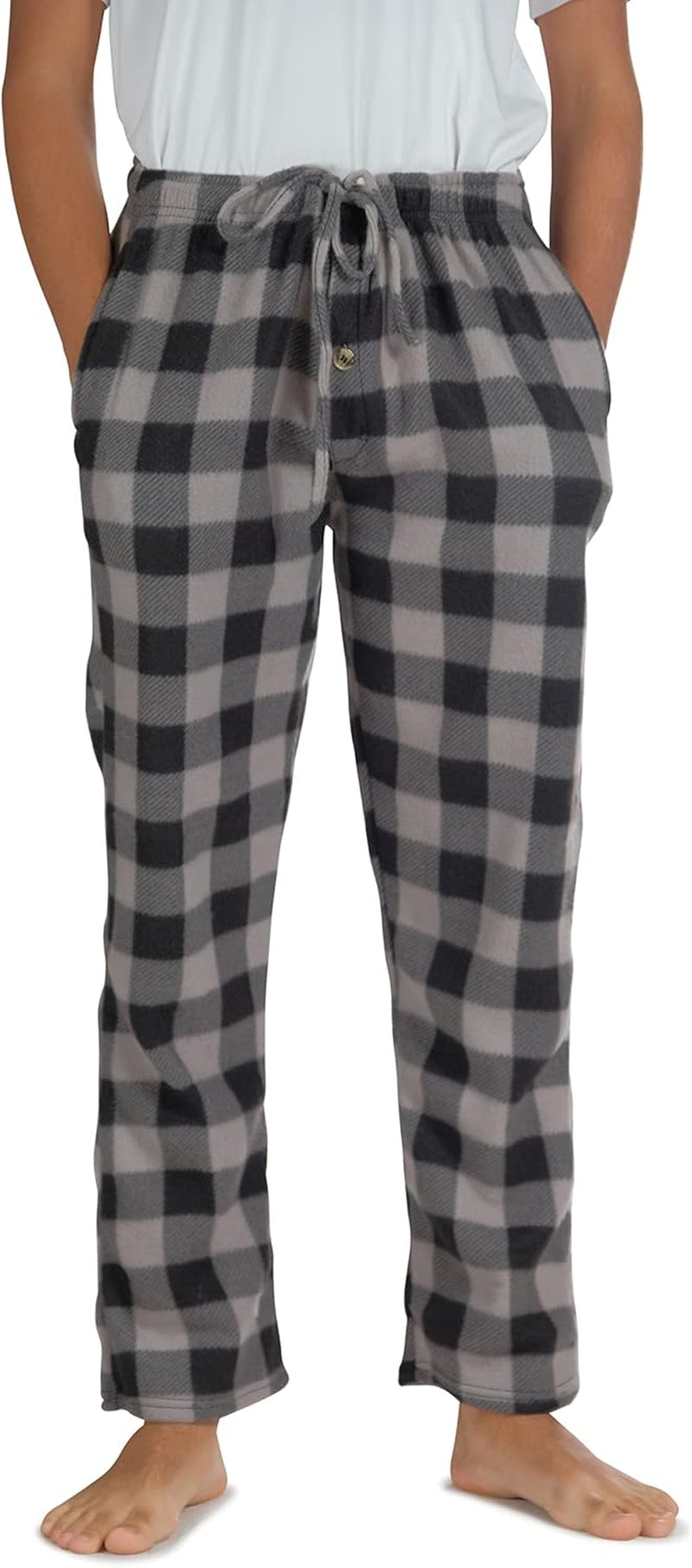 3 Pack Boys Pajama Pants Super Soft Fleece PJ Lounge Bottoms for Kids-sassyexpress
