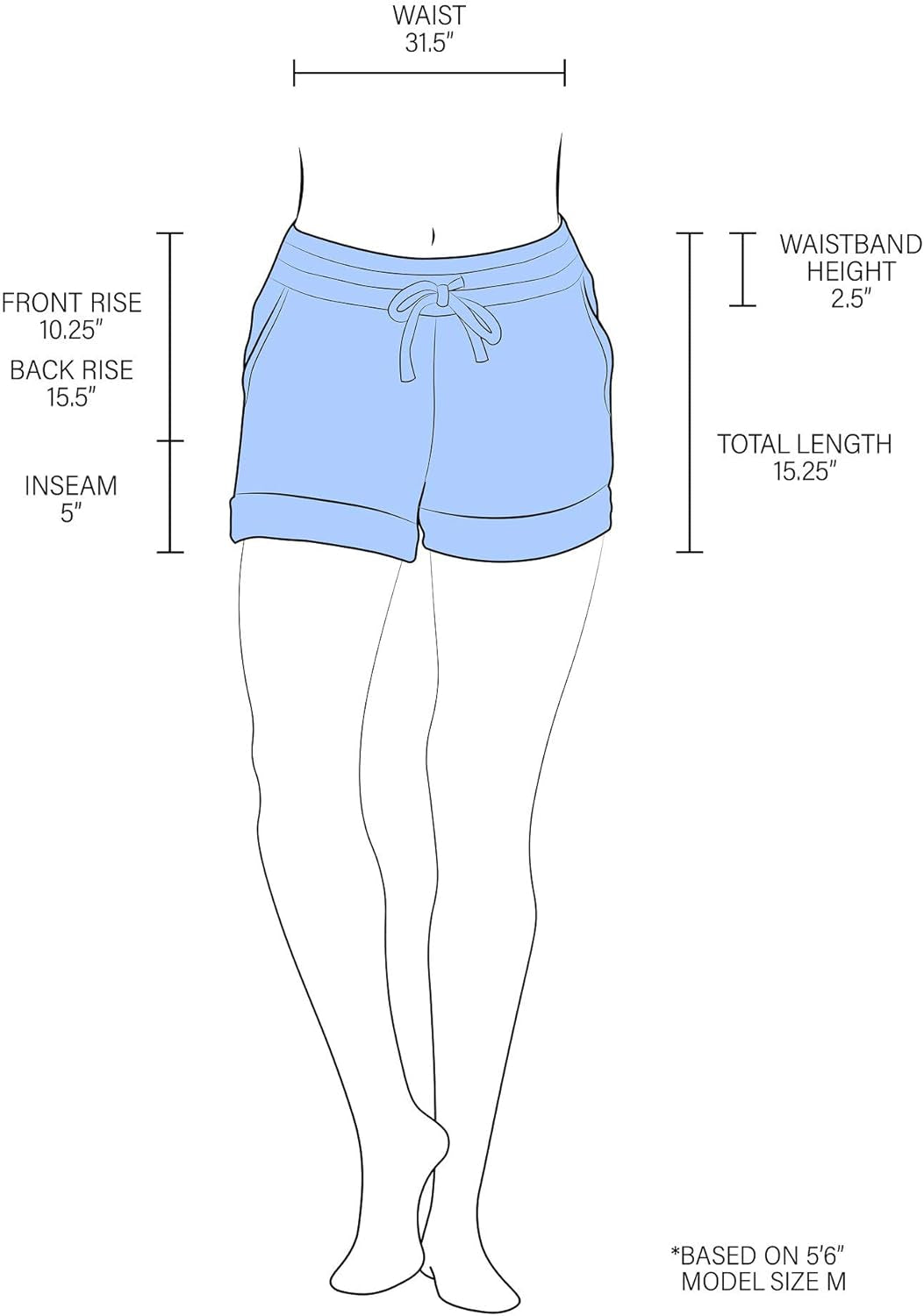 Womens Soft Sweat Shorts High Waisted Drawstring Lounge Shorts with Pockets-sassyexpress