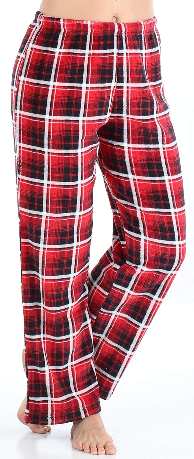 Women'S Fleece 2-Piece Button-Down Pajama Set-sassyexpress