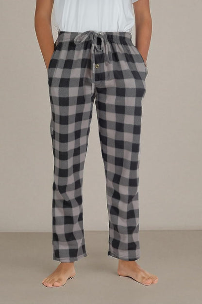 3 Pack Boys Pajama Pants Super Soft Fleece PJ Lounge Bottoms for Kids-sassyexpress