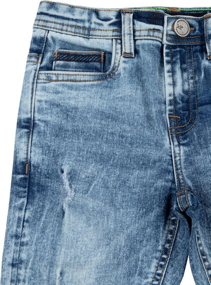Boys Distressed Jeans (2T-16), Big Boy & Little Kids Stretch Slim Fit Pants, Ripped Denim Jeans for Boys