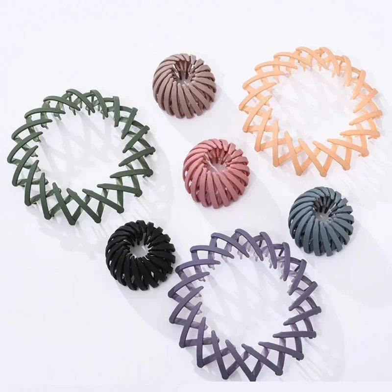 Bird Nest Shaped Ponytail Hair Clip – Magic Lazy Braider Hairpin for Women-sassyexpress
