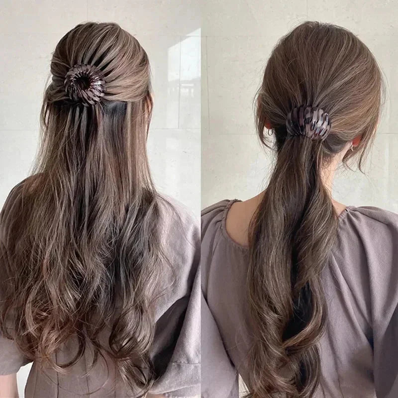 Bird Nest Shaped Ponytail Hair Clip – Magic Lazy Braider Hairpin for Women-sassyexpress